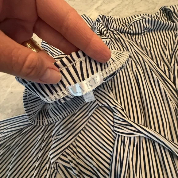 Lake Navy and White Kimono Set size xxs - Picture 4 of 5